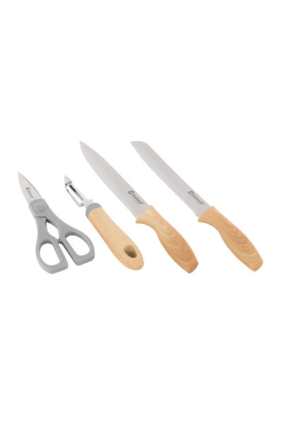 Outwell Chena Knife Set wPeeler & Scissors Lux Kamp Mutfak Seti
