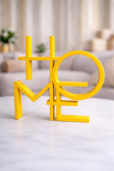 farist Home Yazılı çok modern Dekoratif Biblo Ve Minimalist Masaüstü Dekor Pl...