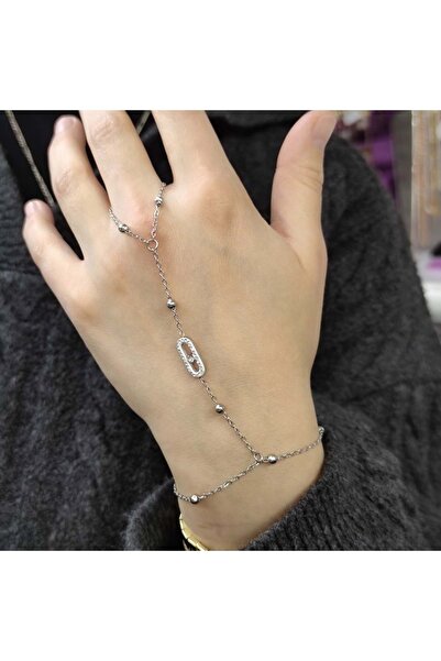 Güler Yüzlü Silver Steel Stone Shahmeran White