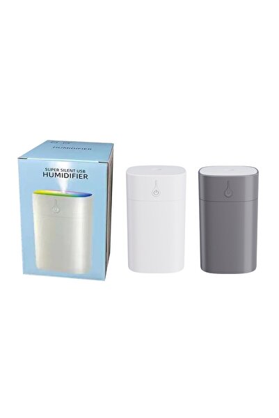 Alaska 400 ml Ultrasonik Hava Nemlendirici Buhar Makinesi Ve Aroma Difüzörü Gri