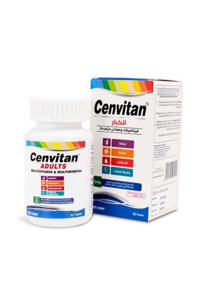 FSSAI CENVITAN ADULT Unisex Multi Vitamin and Minerals formula 60 TABLETS