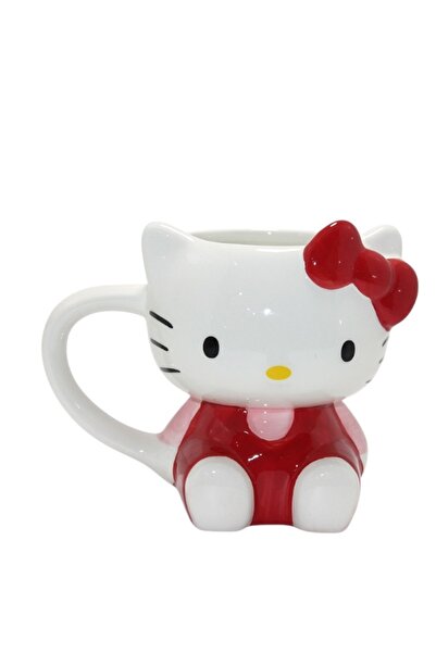 CAVAŞ sun hat 3D Hello Design Porcelain Mug Cup Product Dimensions; 13*6 cm