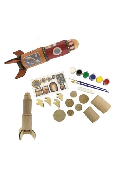 Egmont Toys Set de pictat si asamblat Racheta