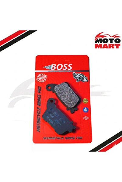 motomart+ Honda Cbr 1000 Rr (2006 Ve Sonrası) Arka Fren Balatası Boss-Yarı Si...