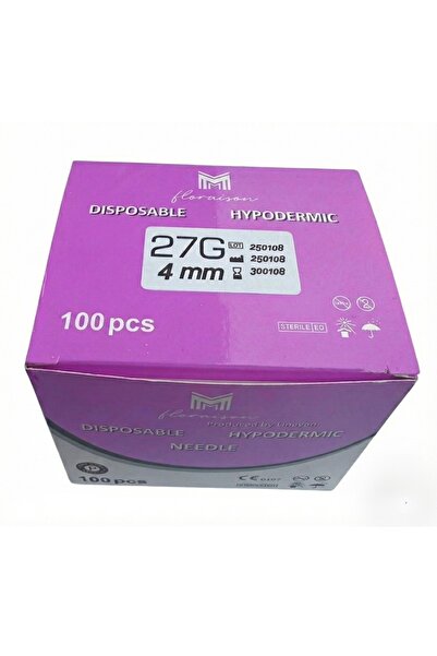 ORKAMED Mezoterapı ucu 27G 4 MM 100 Adet /Kutu