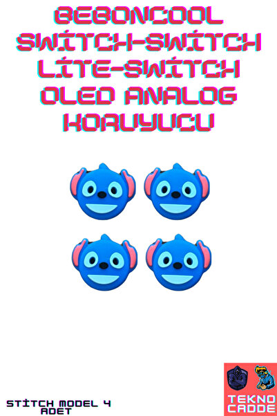 beboncool Switch/Switch Lite/Switch OLED Analog Koruyucu Silikon PAD