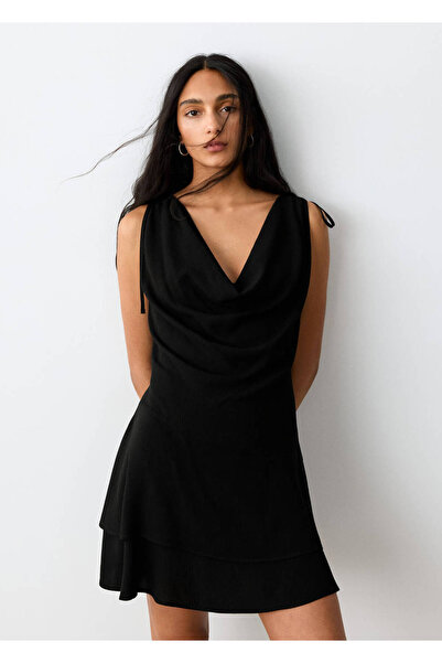 Mango Teen Drape dökümlü elbise