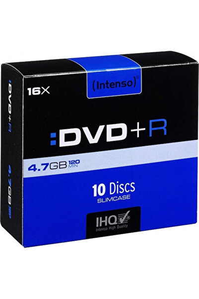 Intenso Εγγράψιμα DVD+R 16x 4.7GB 10 τεμάχια (4111652)