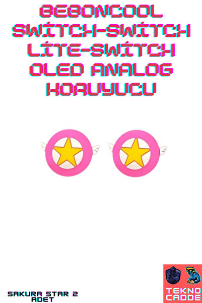 beboncool Switch/Switch Lite/Switch OLED Analog Koruyucu Silikon PAD