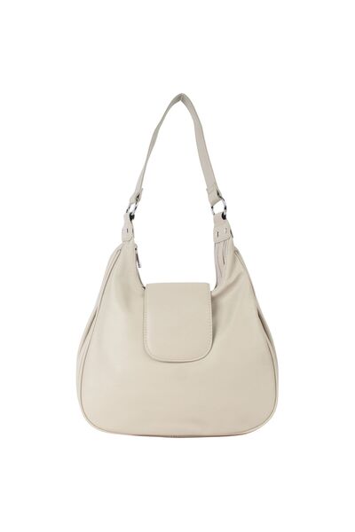 Carino Women's Shoulder Bag, Made of High-Quality Material, Beige Color