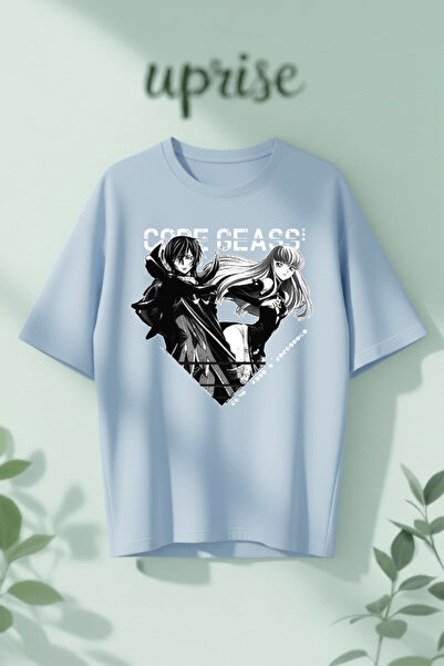 Vordevia Μπλουζάκι Code Geass με στάμπα από βαμβάκι σε μεγάλο μέγεθος