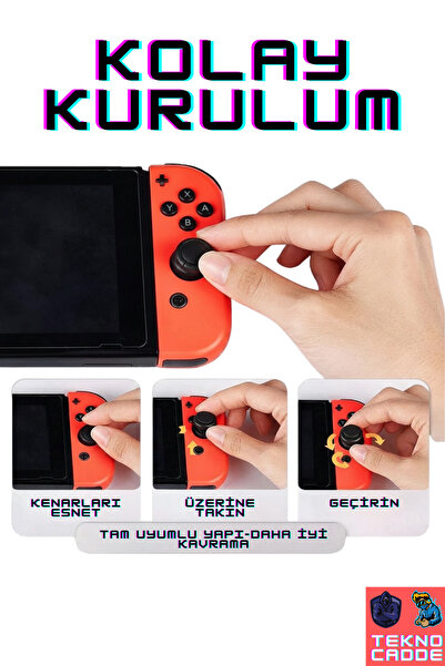 beboncool Switch/Switch Lite/Switch OLED Analog Koruyucu Silikon PAD
