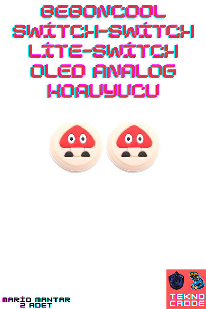 beboncool Switch/Switch Lite/Switch OLED Analog Koruyucu Silikon PAD
