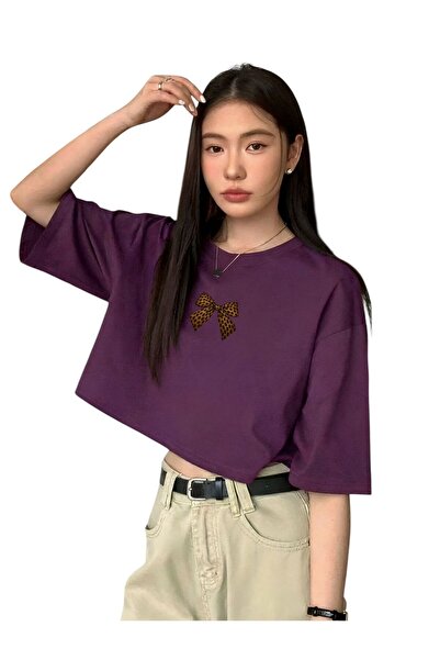 DM DOLCE MORE Κοντό μπλουζάκι με στάμπα κορδέλας 3UT3