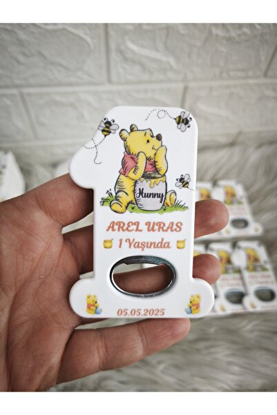 Doğrukan Hediyelik 25 adet arılı winnie the Pooh konsept 1 açacak magnet yeni...