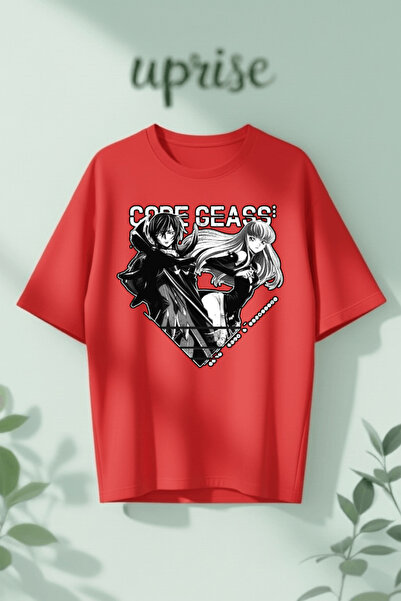 Vordevia Μπλουζάκι Code Geass με στάμπα από βαμβάκι σε μεγάλο μέγεθος