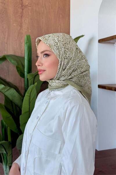 Şulemoda Giyim Μαλακό Κασκόλ Dalga Crash Μέντα