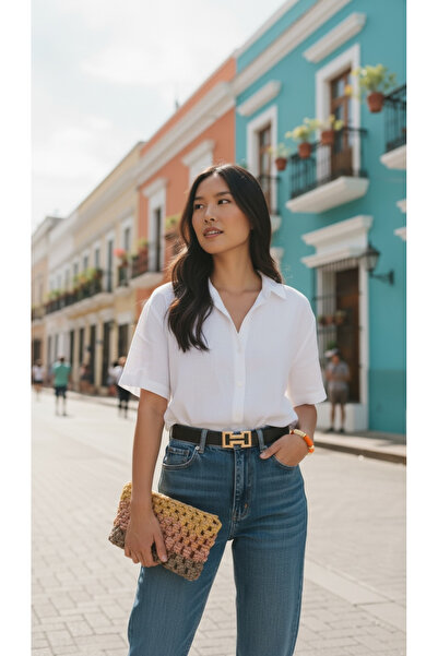 Mimoza Accessories Natural Tone Wicker Handbag