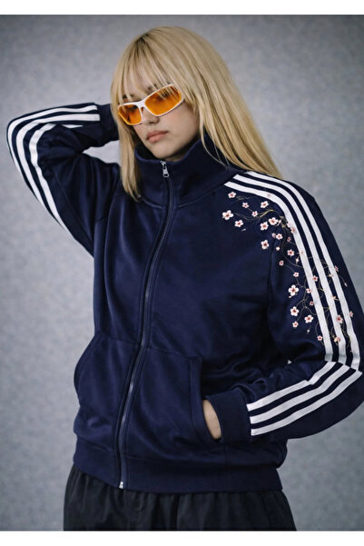 DEEFWEAR Ζακέτα Street Y2K με λεπτομέρεια από κέντημα Sakura