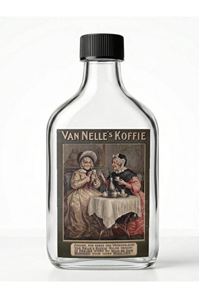 Vermeer COLD BREW CAM ŞİŞE VİNTAGE TASARIM ETİKET KAHVE ŞİŞESİ 2 ADET