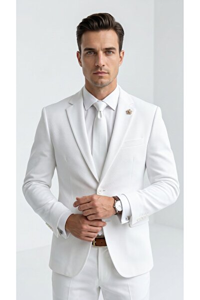 Plus Scorpion Men's Slim Fit Blazer Jacket – Single Button Sport & Classic Co...