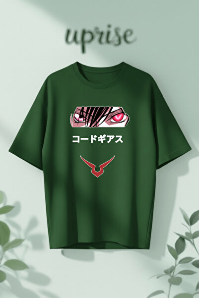 Vordevia Μπλουζάκι Code Geass Anime με στάμπα από βαμβάκι σε μεγάλο μέγεθος