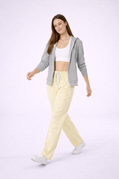 Ales Moda Παντελόνι Palazzo από ύφασμα Therevole με ρίγες