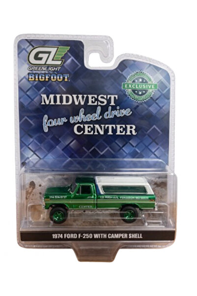Greenlight Collectibles نموذج سيارة فورد F-250 موديل 1974 بمقياس 1:64 - ميدوي...