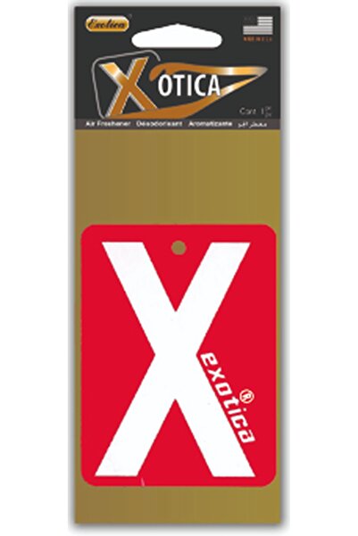 Exotica Fresheners Original X Card Strawberry Oto Asma Koku (Made In Usa)