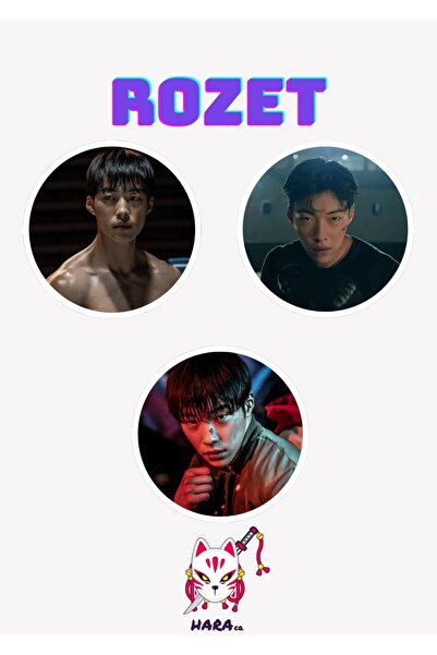 Hara Company Bloodhounds Kore Draması Woo Do hwan ( Kim Geon woo ) Rozet Seti...