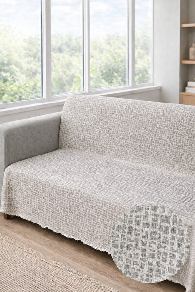 Hig Store Κάλυμμα καναπέ/καναπέ-κρεβάτι από βαμβάκι με αντιολισθητικό σχέδιο ...