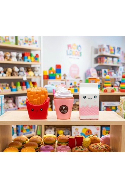 BLACK DİAMOND PLUSH TOY 3’lü Set Sukuşi ( cips + coffee + milk ) görseldeki 3...