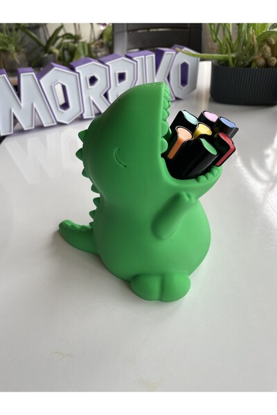 Morpiko Cute T-Rex Dinosaur Pen Holder - 15 cm