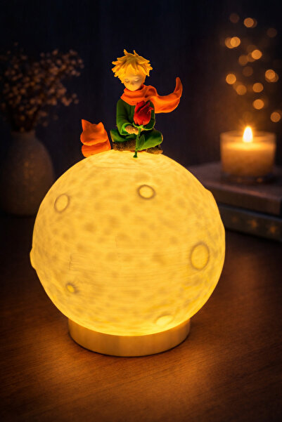 ALPİX 3D Küçük Gezgin Led Mumlu Gece LAmbası