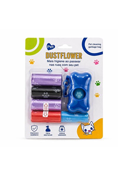 HAYHAYPETSHOP Köpek Kaka Poşeti 6 Rulo Dışkı Poşeti + Taşıma Çantası Koku Geç...