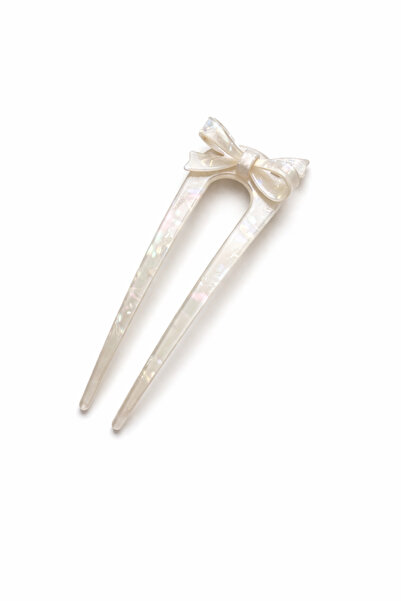 Venus Design Bone bow top knot hairpin