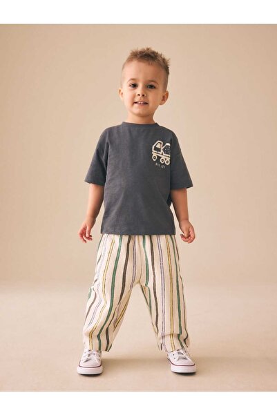 CHİCKİDSWEAR Αγορίστικο Σετ Παντελόνι με Ρίγες – Άνετη Εφαρμογή, Καλοκαιρινό ...