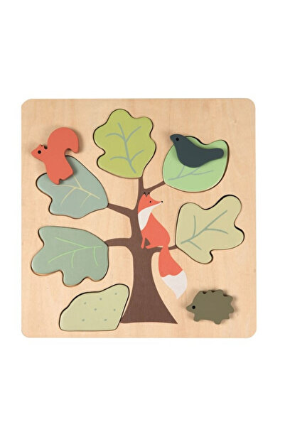 Egmont Toys Puzzle din lemn vulpita