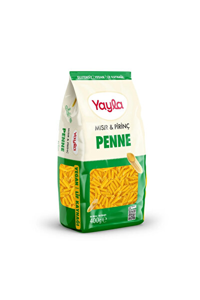 Yayla Glutensiz Mısır ve Pirinç Penne Makarna 400 g