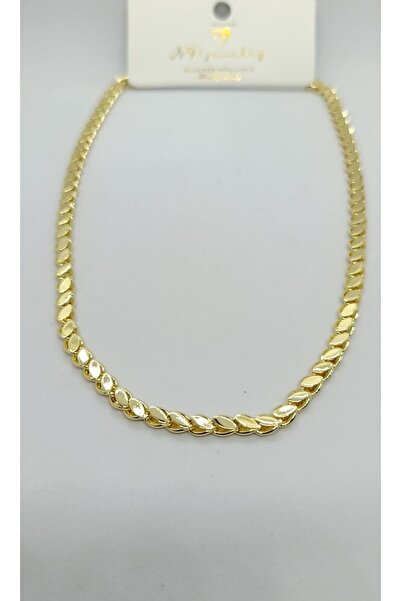 ndjewelry سلسلة ذهبية من نوع أربرا (45 سم)