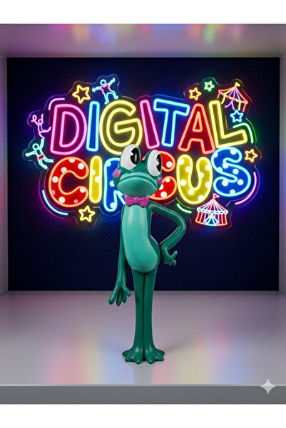 Giftbox3d Digital Circus Ribbit Jax Figürü
