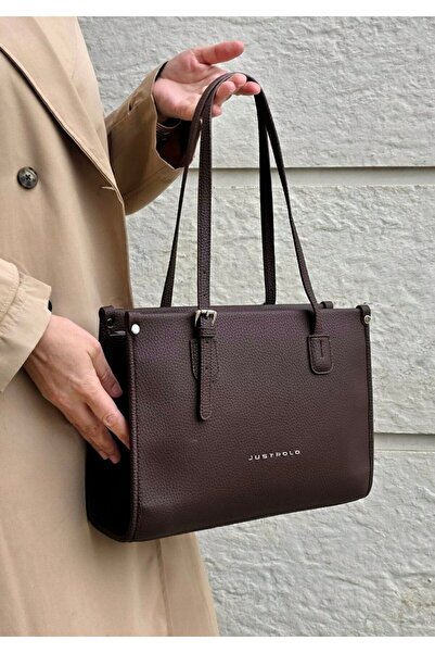 Just Polo JUSTPOLO orijinal kadın büyük boy geniş hacimli omuz çantası