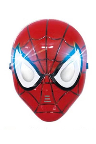 Generic Kids Red Superhero Mask with LED Light Eyes – Cosplay Costume Toy (Ag...