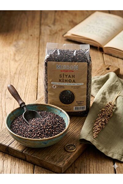 MİSSON İthal Siyah Kinoa Black Qunia Glutensiz Organik 500 Gr