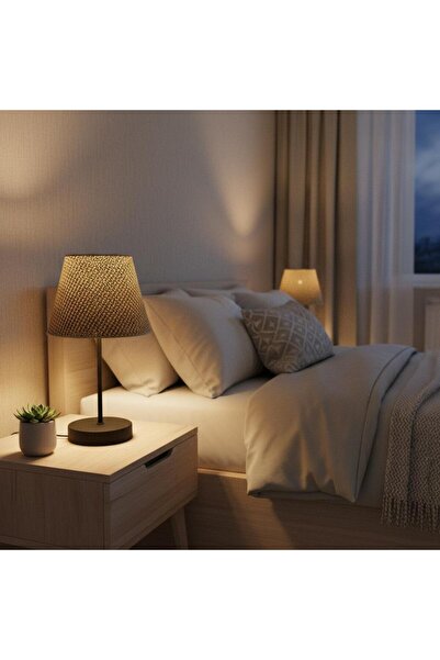 Elizim Home Lighting عاكس الضوء ذو المظهر القشري باللون البني