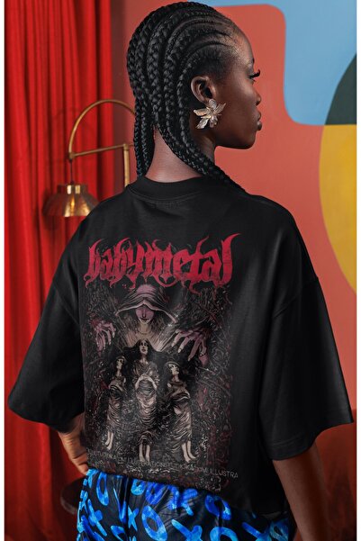 SEVBANO BabyMetal rok metal muzički bend, majica sa leđnim printom, unisex, v...
