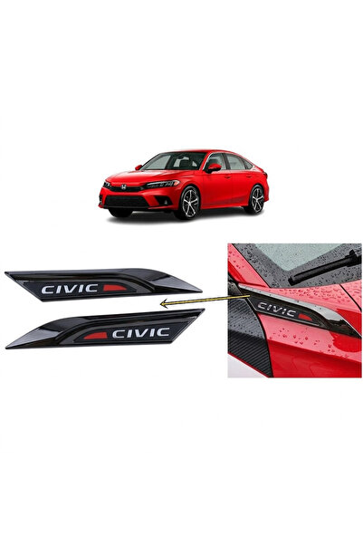 Twin Store Honda Civic Fe1 after 2022 Compatible Fender Above Valve Decoratio...