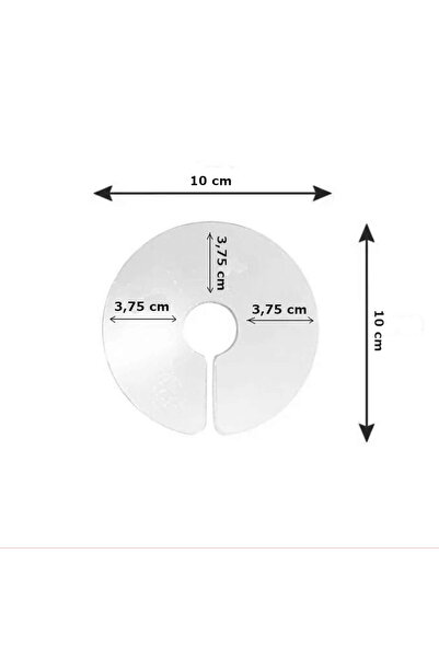 Genel Markalar Elizabet Şeffaf Kuş Yakalığı 3.75 cm-10 cm Standart