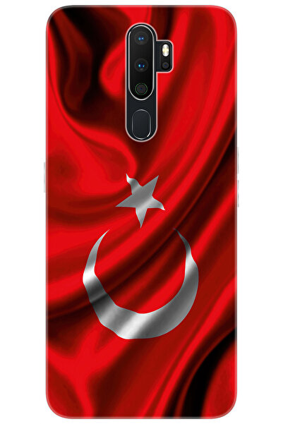 Ceppare Oppo A5 2020 / A9 2020 Uyumlu Kılıf Desen Baskılı Silikon Dalgalı Tür...