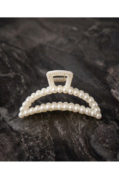 Senzavetra Pearl Half Moon Latch Buckle